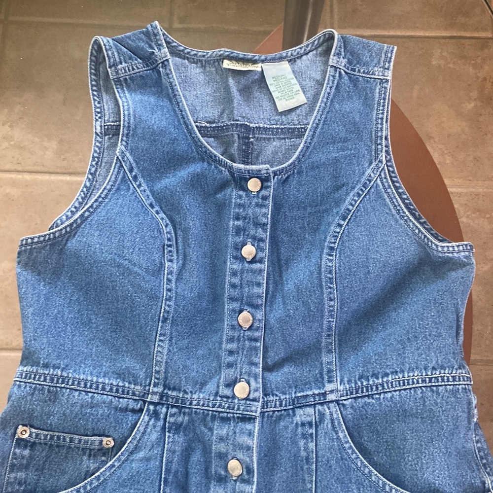 Vtg St. John’s Bay denim dress - Picture 4 of 10